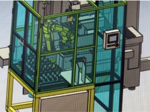 研削盤自動ワーク投入機